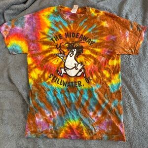 Hideaway Pizza Tie Dye Shirt